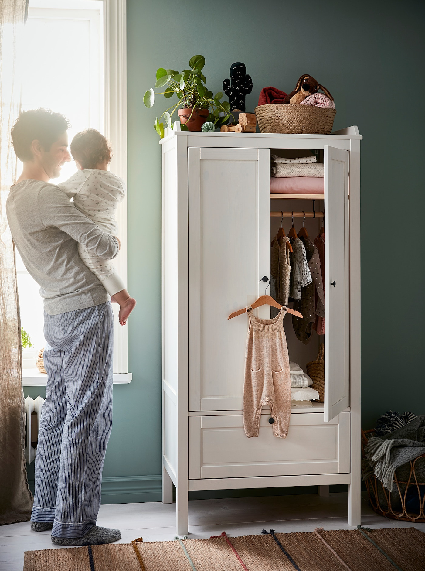 Hänga Kinderkleiderbügel - Naturfarben pertaining to Baby Kleiderschrank Ikea
